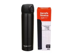 GARRAFA TERMICA PRETA 400 ML JOCAR OFFICE