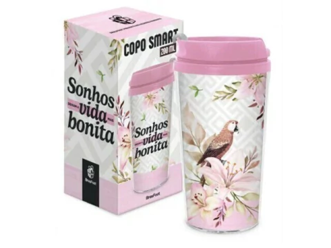 COPO SMART SONHOS VIDA MAIS BONITA 200ML