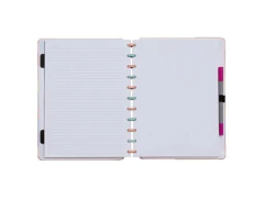 CADERNO INTELIGENTE ARCO-IRIS PASTEL G+ LINHAS BRANCAS SPECIAL EDITION - Papelaria Visão