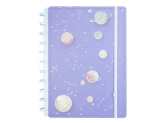 CADERNO INTELIGENTE PURPLE GALAXY BY GOCASE GRANDE