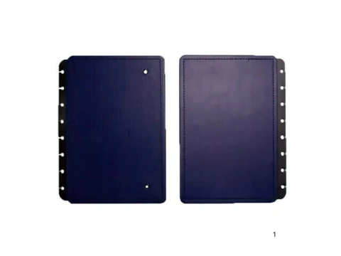 CAPA E CONTRACAPA DO CADERNO INTELIGENTE DARK BLUE A5