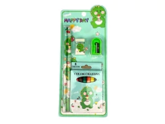 KIT ESCOLAR COM GIZ DE CERA SCB65 SORTIDOS - Papelaria Visão