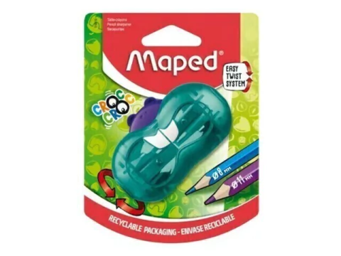 APONTADOR CROC CROC CASTOR 2 FUROS COM DEPOSITO AZUL