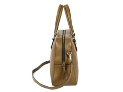 BOLSA SINTETICA KAQUI COM ALCA DUPLA LISA - loja online