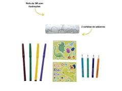 MEU PRIMEIRO KIT DE PINTURA DINO BLISTER - Papelaria Visão
