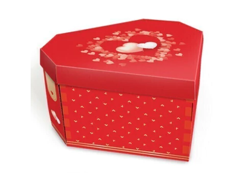 CAIXA CORAÇÃO PEQUENA 20X18X10CM ESTAMPA ENLANCE MM196 UNID