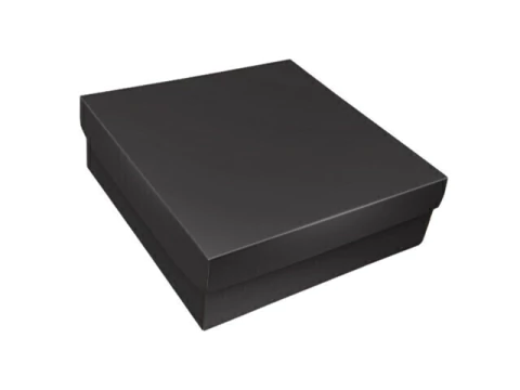 CAIXA QUADRADA 27X27X9CM PRETO QM2 A UNIDADE
