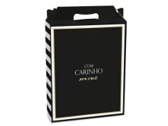 CAIXA MALETA RETANGULAR VERTICAL MAISON G 21X7,5X26CM