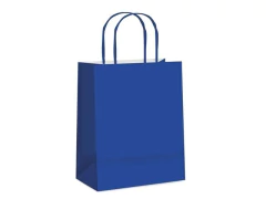 SACOLA PAPEL GG AZUL ROYAL 39X32X16CM