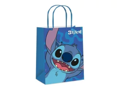 SACOLA PAPEL STITCH M 26X19,5X9,5CM