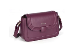 BOLSA FEMININA SINTETICA AMEIXA COM UMA ALCA