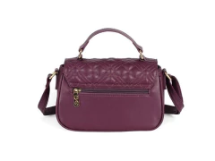 BOLSA FEMININA SINTETICA AMEIXA C ALCA DE MAO E TRANSVERSAL na internet