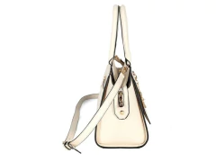 Imagem do BOLSA FEMININA SINTETICA COM DUAS ALCAS MARFIM