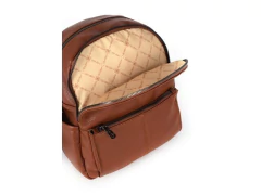 BOLSA FEMININA SINTETICA DE COSTAS MARROM - Papelaria Visão