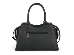 BOLSA FEMININA SINTETICA COM DUAS ALCAS PRETA - loja online