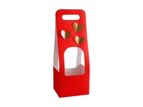 SACOLA C ALCA CORACAO C HOT STAMPING 15CMX12,5CMX40CM