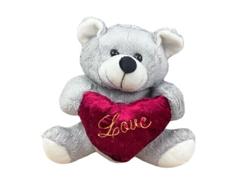 URSO ENCANTO LOVE CINZA