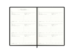 AGENDA 2025 PLANNER COSTURADO CAMBRID M6 PRETA - Papelaria Visão