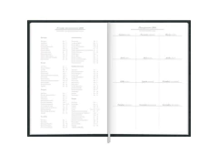 AGENDA 2026 EXECUTIVA COSTURADA MILANO M5 PRETA 13,4X19,2CM - comprar online