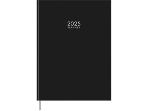 AGENDA 2025 PLANNER COSTURADO NAPOLI M9 PRETA