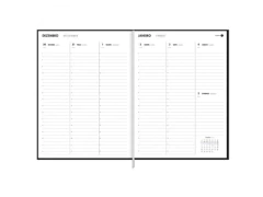 AGENDA 2025 PLANNER COSTURADO NAPOLI M9 PRETA - comprar online