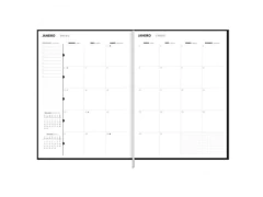 AGENDA 2025 PLANNER COSTURADO NAPOLI M9 PRETA na internet