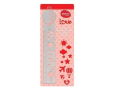 REGUA MARCADOR PAGINA STENCIL METALICO BALAO