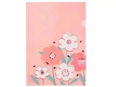 PASTA L LOVE FLOWERS 4 ESTAMPAS SORTIDAS - Papelaria Visão