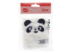 MINI CADERNO LOVE PANDA-BT C/1UN+CANETA 4 CORES