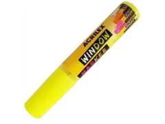 MARCADOR PARA VIDRO DE CARRO WINDOW MARKER AMARELO OURO PONTA GROSSA