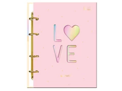 CADERNO COLEGIAL ARGOLADO 80FLS POSITIVITY CAPAS SORTIDAS