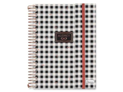 CADERNO COLEGIAL CRIATIVO ABA C ELASTICO 80FLS AUDREY CP SORTIDAS - comprar online