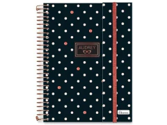CADERNO COLEGIAL CRIATIVO ABA C ELASTICO 80FLS AUDREY CP SORTIDAS na internet