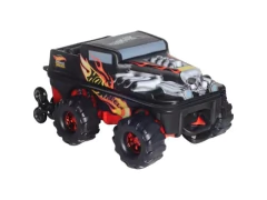 MALA MOCHILA 3D HOTWHEELS B. MONSTER TRUCKS RODINHA TRIPLA