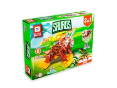 BRINQUEDO DE PLASTICO PARA MONTAR E DESMONTAR SAUROS BM031 SORTIDOS