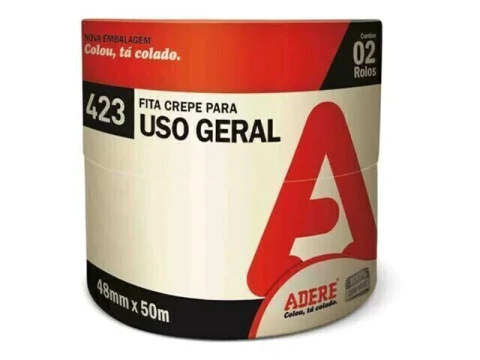 FITA CREPE USO GERAL ADERE 423 48MMX50M
