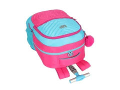 MOCHILA DE CARRINHO ESCOLAR INF UP4YOU PINK RODINHAS 360° - Papelaria Visão