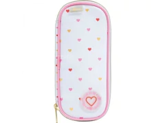 ESTOJO MINI BOX CORACAO METALIZADO AZUL - comprar online