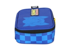 ESTOJO BOX ESCOLAR INFANTIL SONIC AZUL - loja online