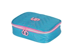 ESTOJO BOX ESCOLAR INFANTIL AZUL CLARO COM ROSA UP4YOU na internet