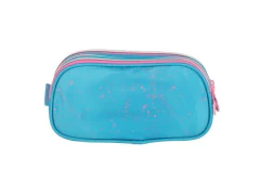 ESTOJO TRIPLO ZIPER ESCOLAR INFANTIL AZUL UP4YOU - loja online