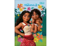 CADERNO BROCHURA PEQUENO 1/4 CAPA DURA MOANA 80FLS