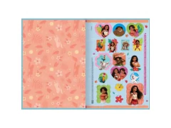CADERNO BROCHURA PEQUENO 1/4 CAPA DURA MOANA 80FLS - loja online