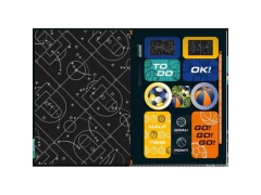 CADERNO BROCHURA PEQUENO 1/4 CAPA DURA SCORE 80FLS - loja online