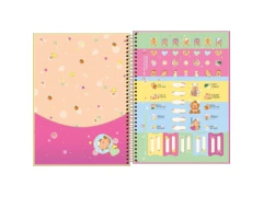 CADERNO DE 01 MATERIA FEMININO CAPYCLUB 80FLS CAPAS SORTIDAS na internet