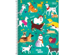CADERNO DE 16 MATERIAS FEMININO HUG ME 256FLS CAPAS SORTIDAS - comprar online
