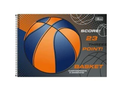 CADERNO CARTOGRAFIA E DESENHO ESPIRAL CAPA DURA SCORE 80FLS