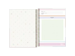 Imagem do CADERNO ESPIRAL PEQUENO 1/4 CAPA DURA HAPPY 160FLS