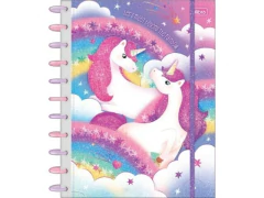 CADERNO TILIDISCO UNIVERSITARIO 10 MATERIAS CONNECT BLINK 160FLS