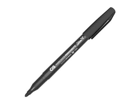 MARCADOR PERMANENTE SLIM PRETO